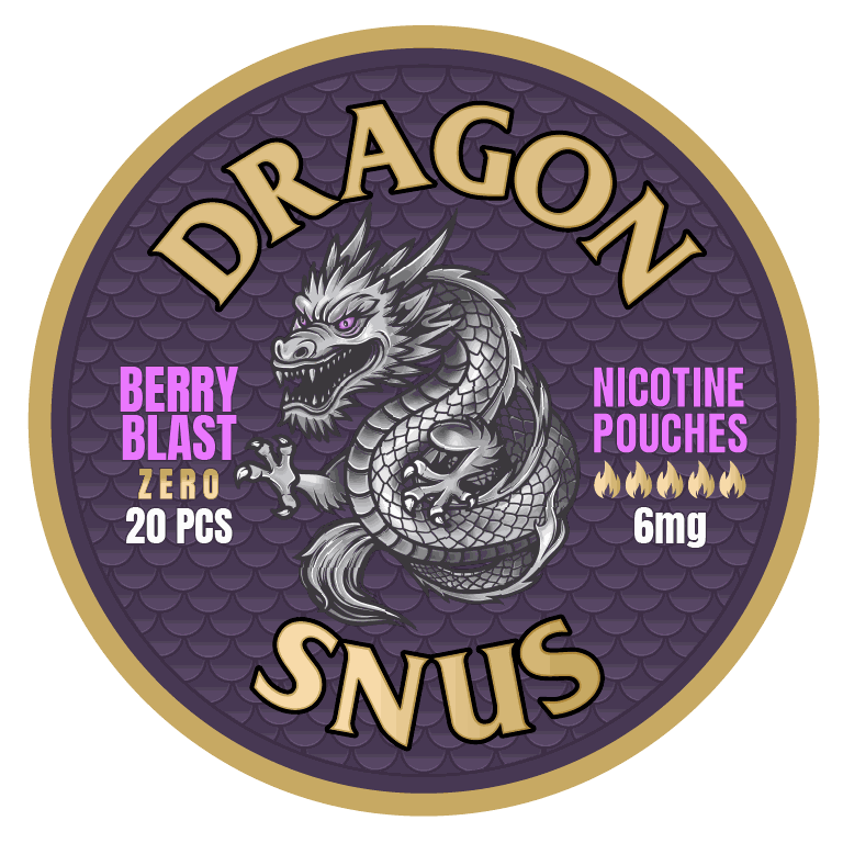 Dragon Snus Berry Blast, 6 mg, 20 pouches