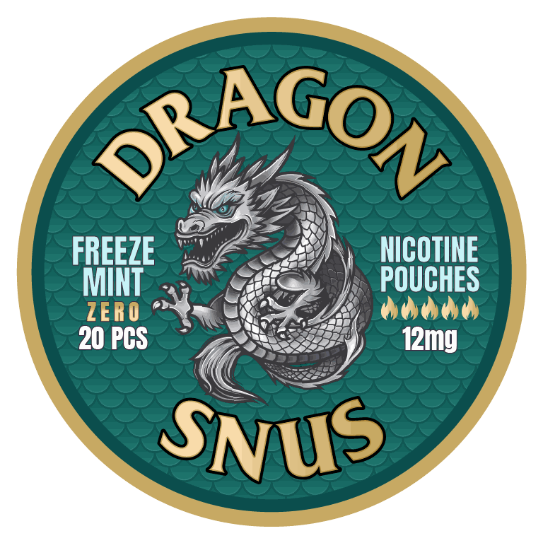 Dragon Snus Freeze Mint, 12 mg, 20 pouches